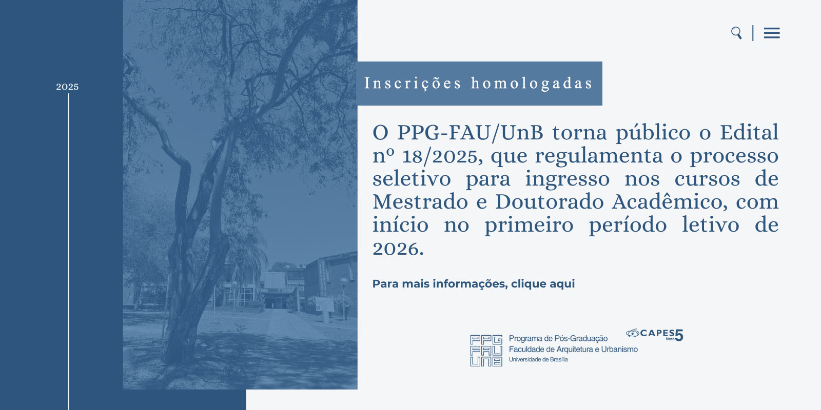 Edital nº 18/2025 - mestrado e doutorado acadêmico